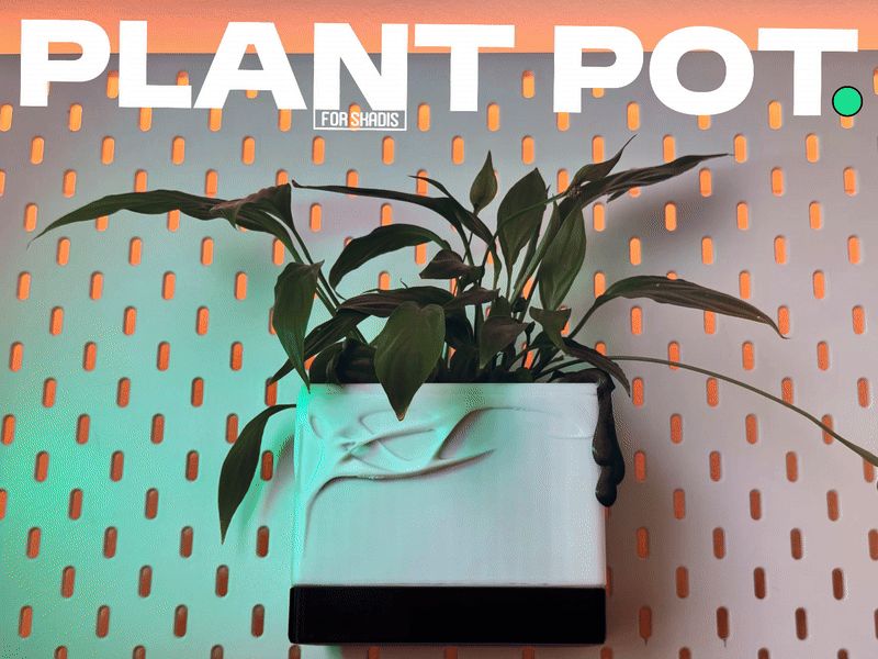 Plant pots (for IKEA Skadis Pegboard)