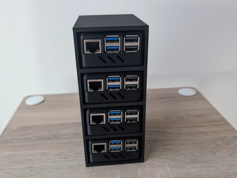 Raspberry Pi Storage Shelf For Pimoroni NVMe Case