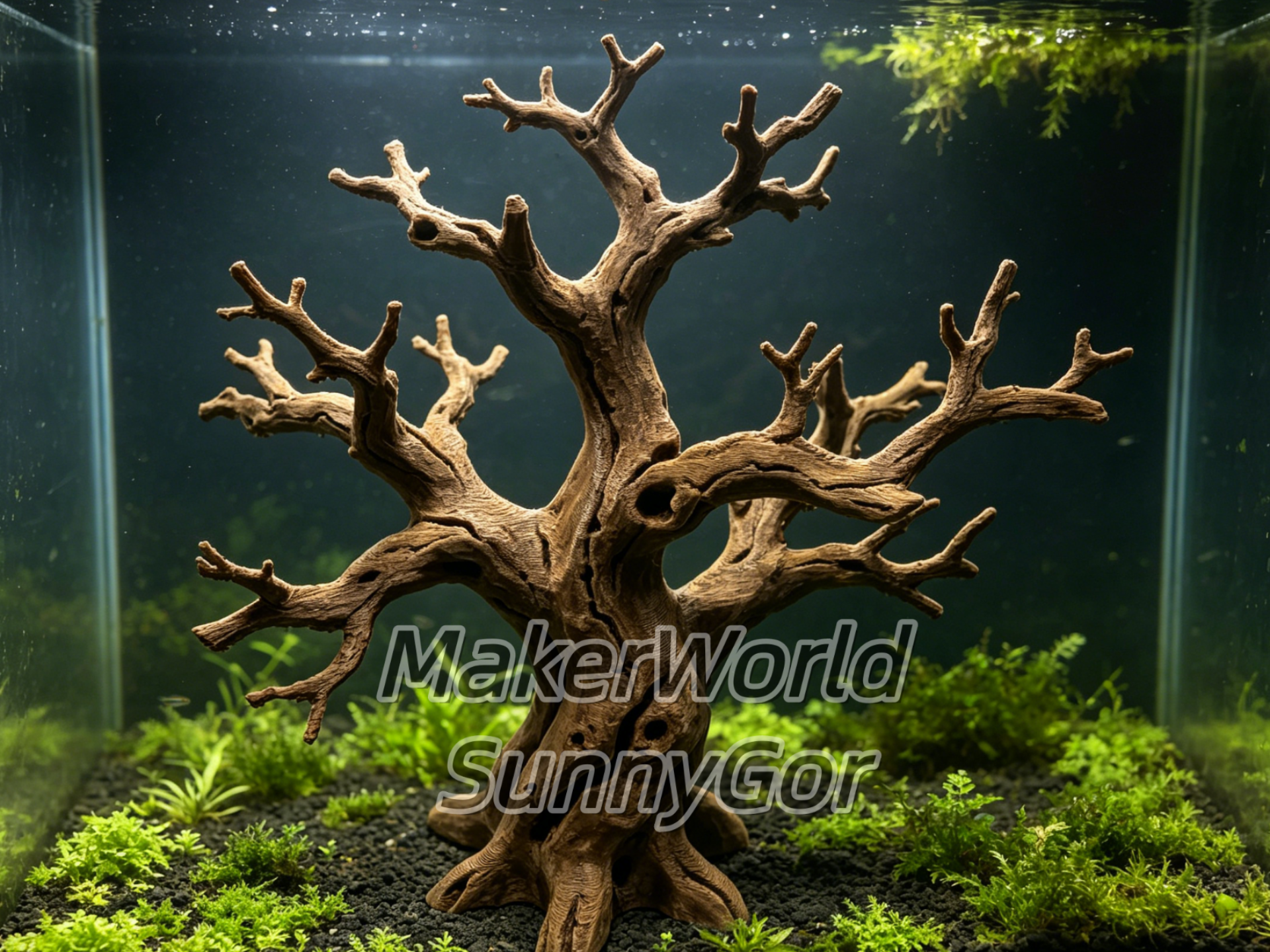 《时光的年轮》造景摆件