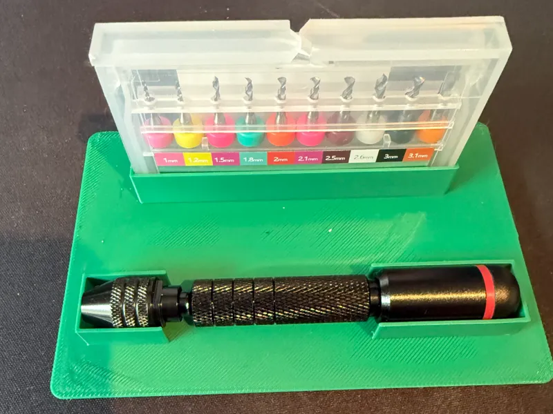 Gridfinity 2x3 hand drill holder