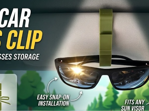 EasySnap Car Visor Glasses Clip