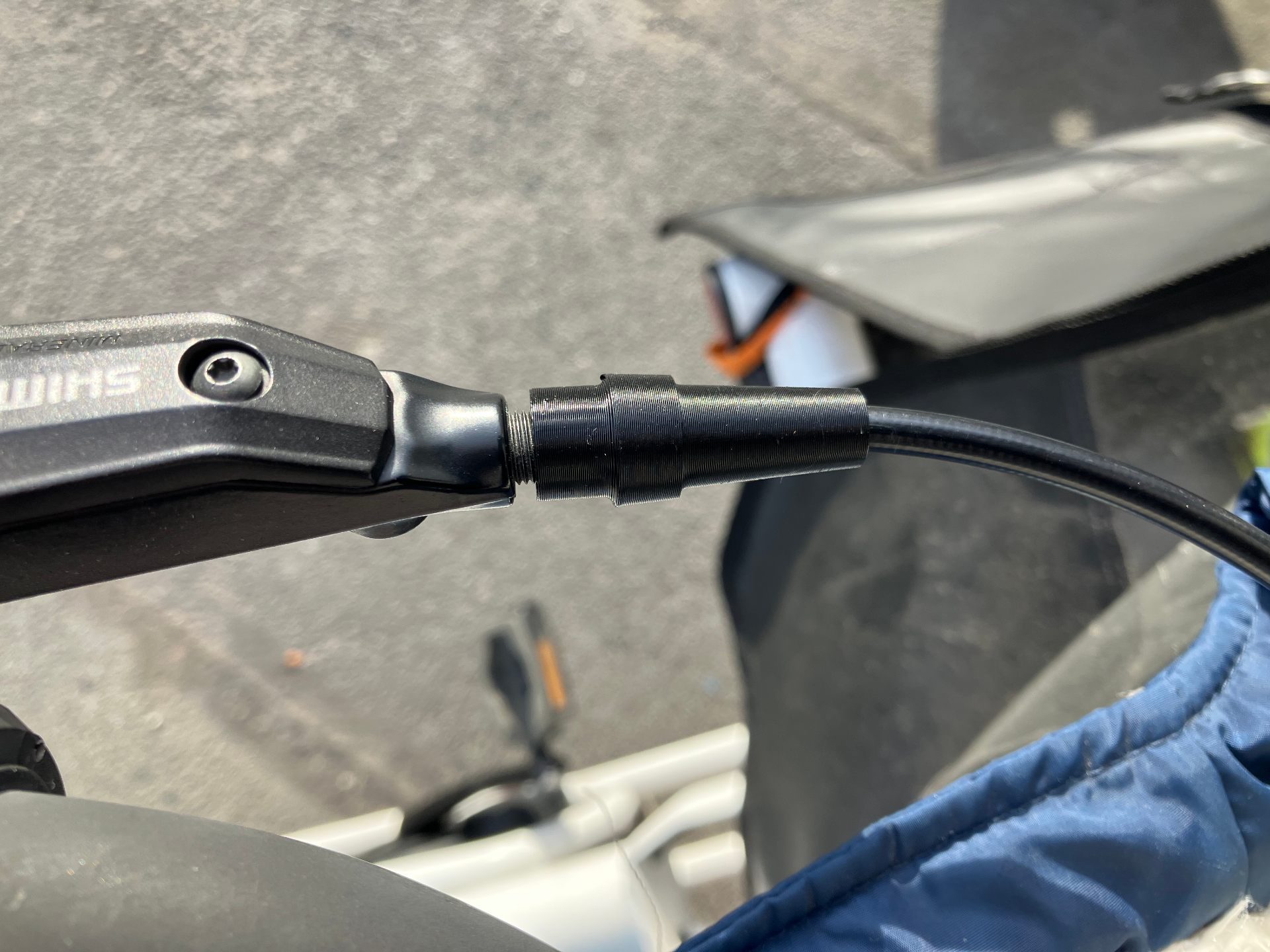 bicycle brake cable support