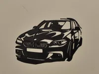 Silhouette BMW M3 — décoration murale — photo 2
