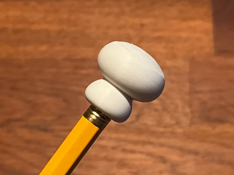 Mushroom Pencil Topper