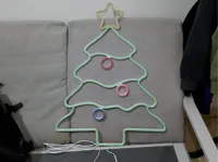 Rails pour sapin de Noël en néon flexible — photo 2