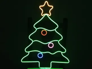 Arbol Navidad Neon Flex 12v