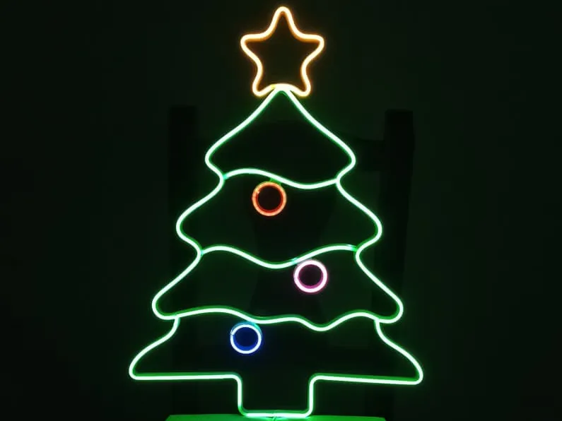 Arbol Navidad Neon Flex 12v