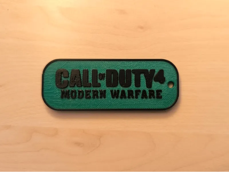 COD 4 keychain