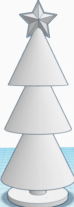 Christmas tree on a stand