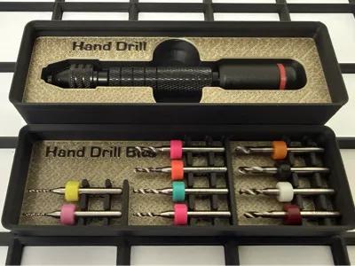 Makers Supply Hand Drill Kit Gridfinity