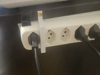 Power strip clip