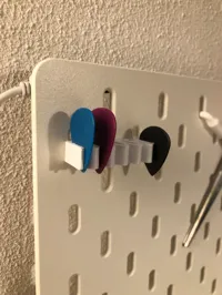 Porte-médiators pour panneau Ikea Skådis — photo 2