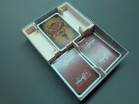 Tray insert to cover the tokens