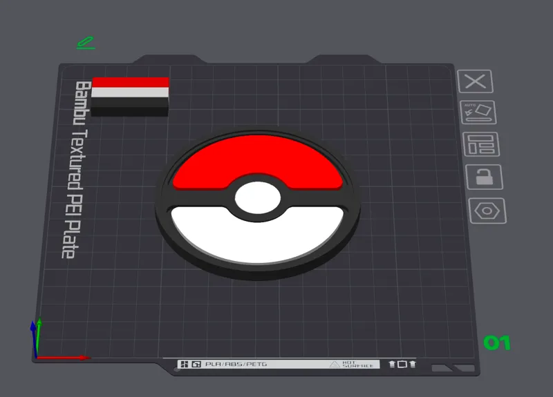 Pokeball Coaster MultiColor AMS