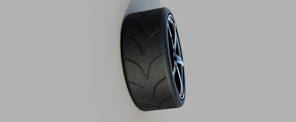 1/10 RC semi-slick racing tyres by Makerspace987 - MakerWorld