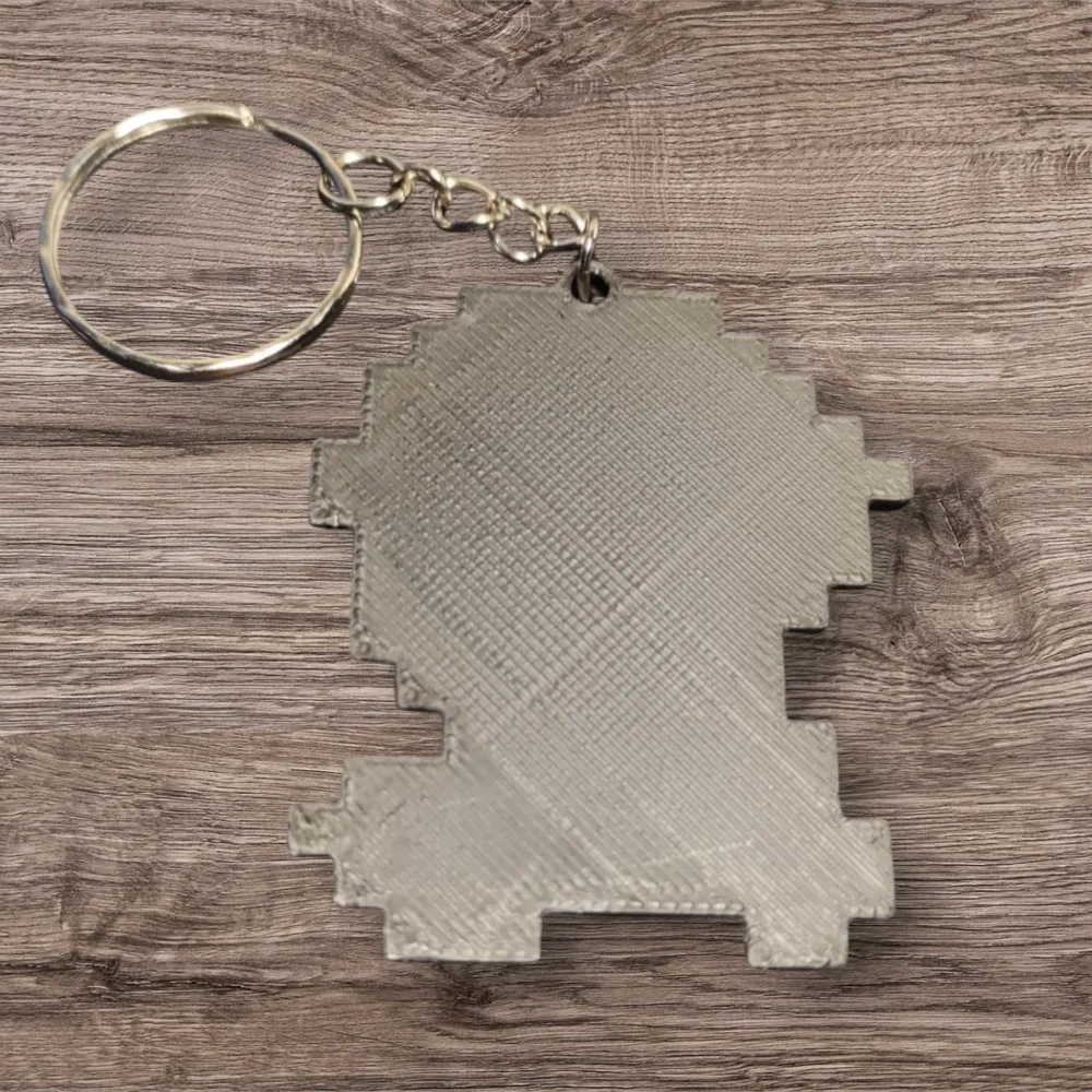 Pixel Art POKEMON Red NFC Keychain by miky mako MakerWorld: Download ...