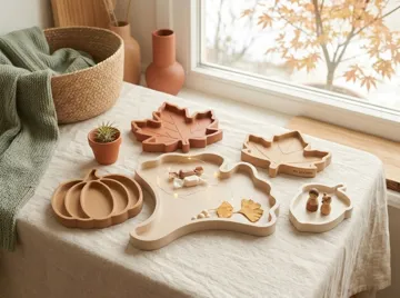 Bandeja organizadora: Ginkgo Leaf Trinket Tray – 3 Sizes — vista de referencia 5