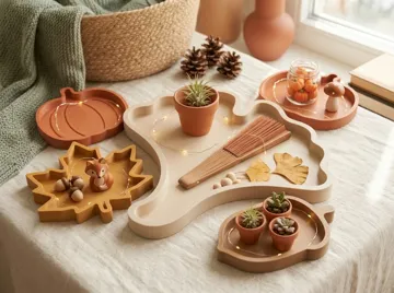 Bandeja organizadora: Ginkgo Leaf Trinket Tray – 3 Sizes — vista de referencia 3