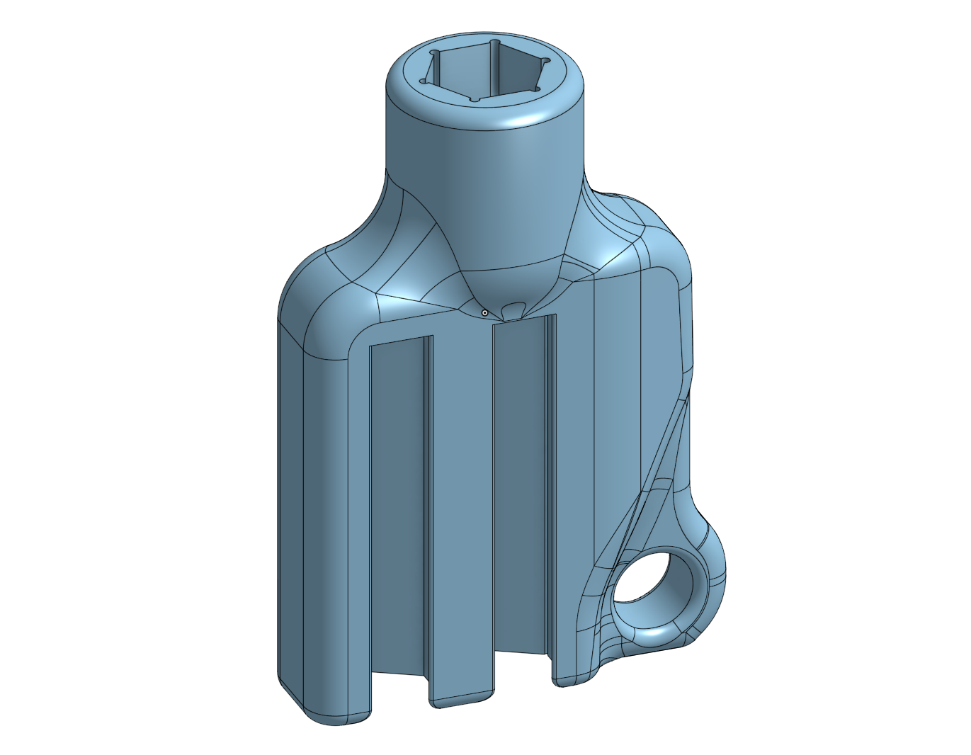 Miniatura 1 do modelo 3D Keyring bit driver - Magnetic
