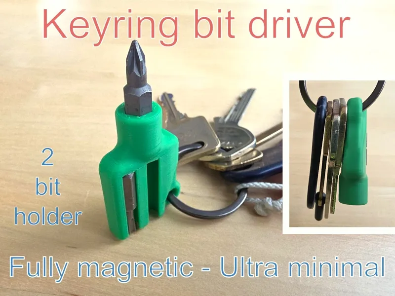 Keyring bit driver - Magnetic
