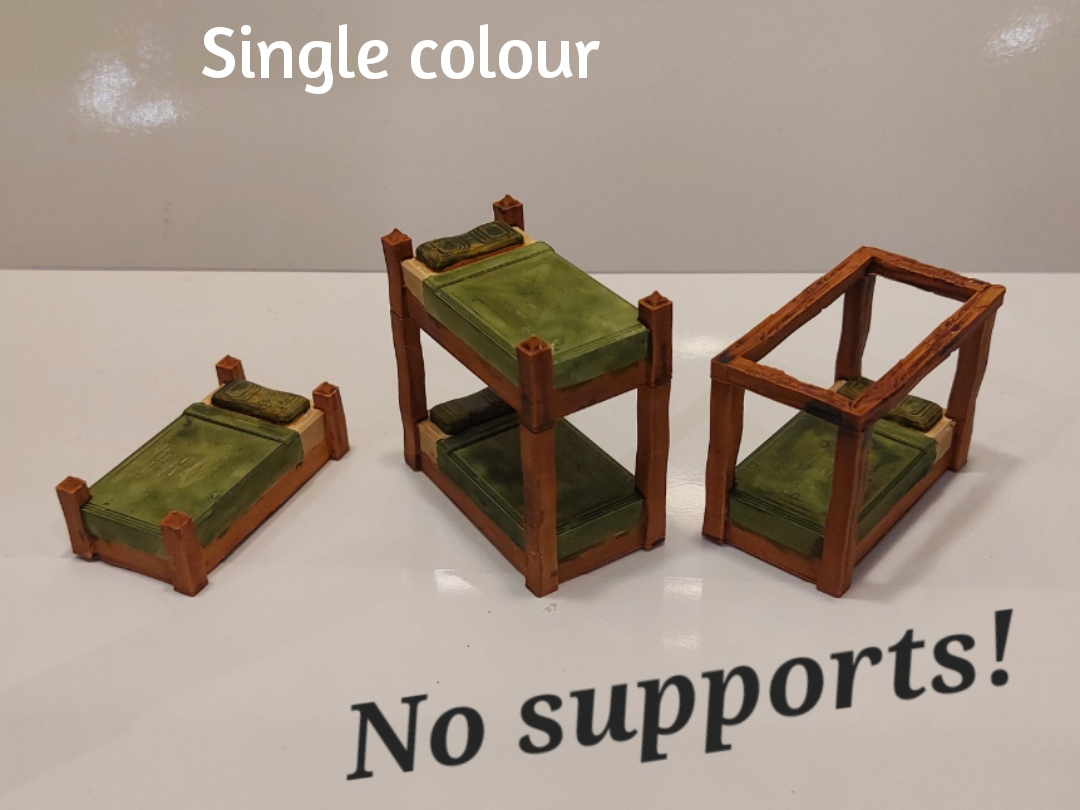 DnD Bed - 3 in 1 Bunk Bed, Poster Bed, Single D&D