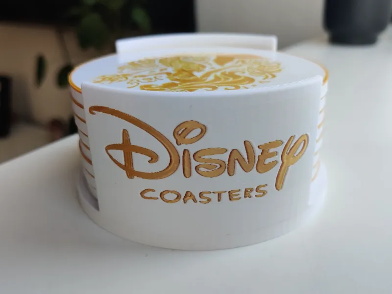Coaster holder for Akg2n's Disney coasters