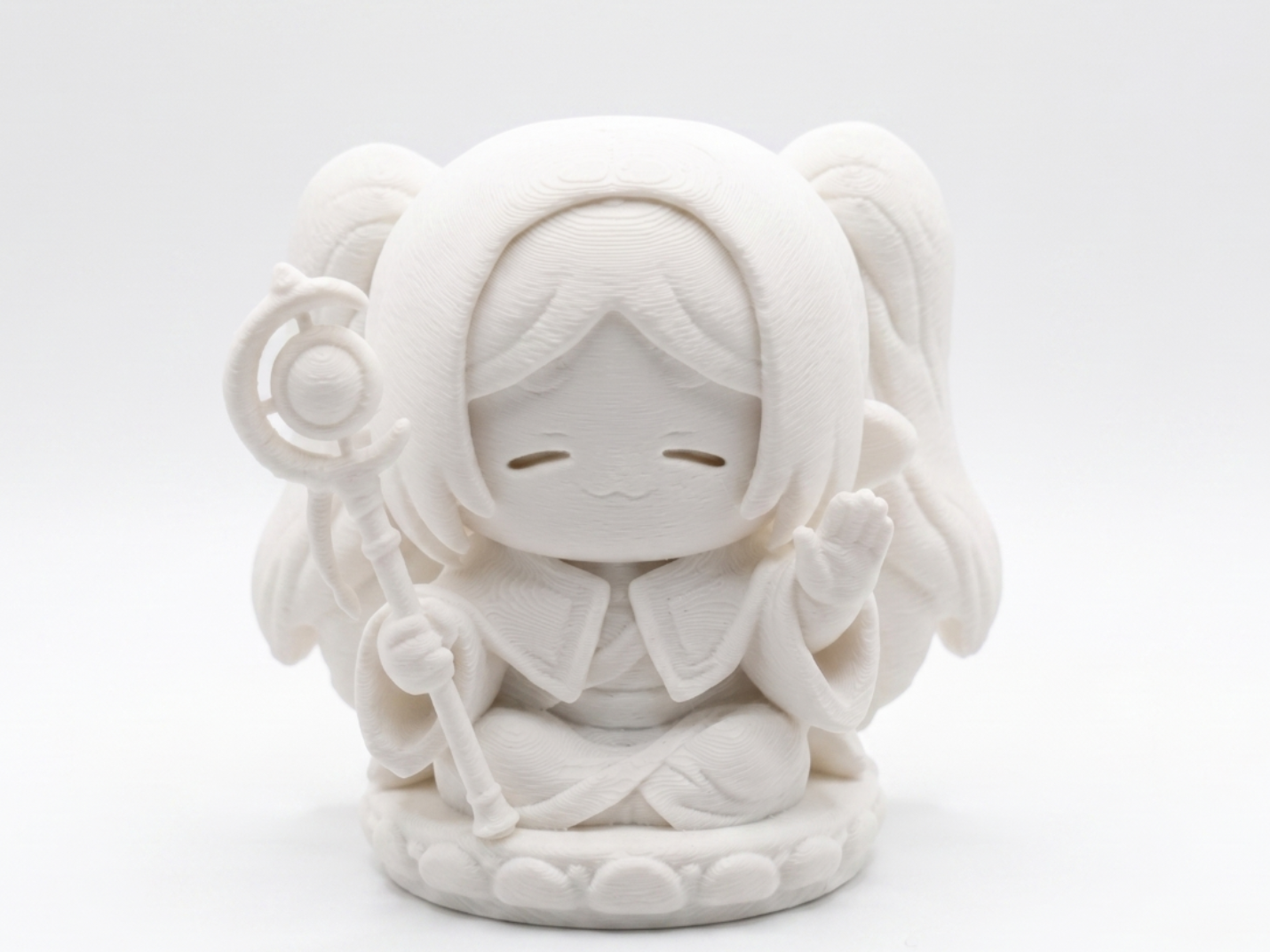 The Lotus-Frieren Buddha: Ancient Stone Edition
