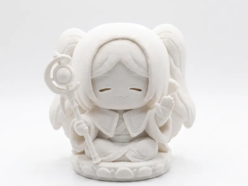 The Lotus-Frieren Buddha: Ancient Stone Edition