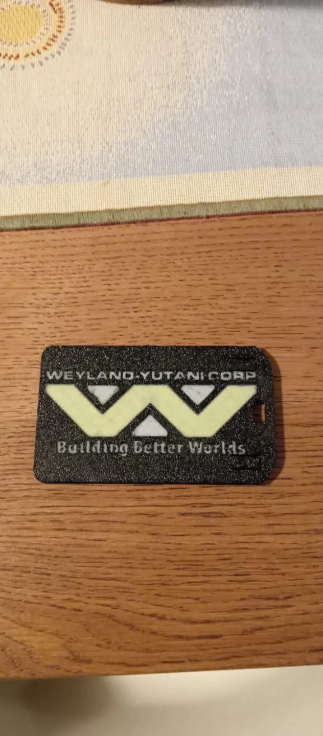 Alien FILM Badge Holder Weyland-Yutani id CARD by Fabbiotto - MakerWorld