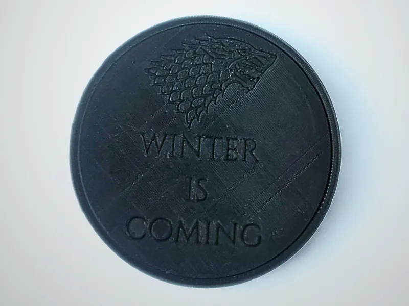 GOT Coaster (Based on House Stark)