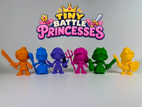Modelo para impresión 3D: Tiny Battle Princesses — referencia de MakerWorld
