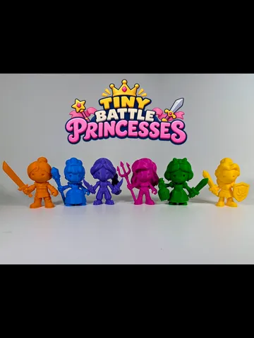 Modelo para impresión 3D: Tiny Battle Princesses — vista de referencia 2