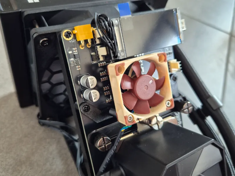 Support ventilateur 40x40 VRM pour NerdQaxe Hydro
