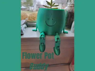 Flower Pot Buddy (Fits A1 Mini)
