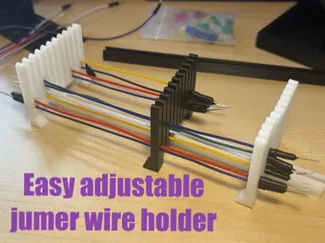 Adjustable jumper wire holder: v2 (sliding) 