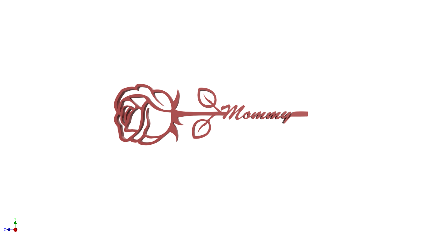 Miniatura 29 do modelo 3D ROSE FOR MOTHERSDAY OR VALENTINES / STANDING ROSE