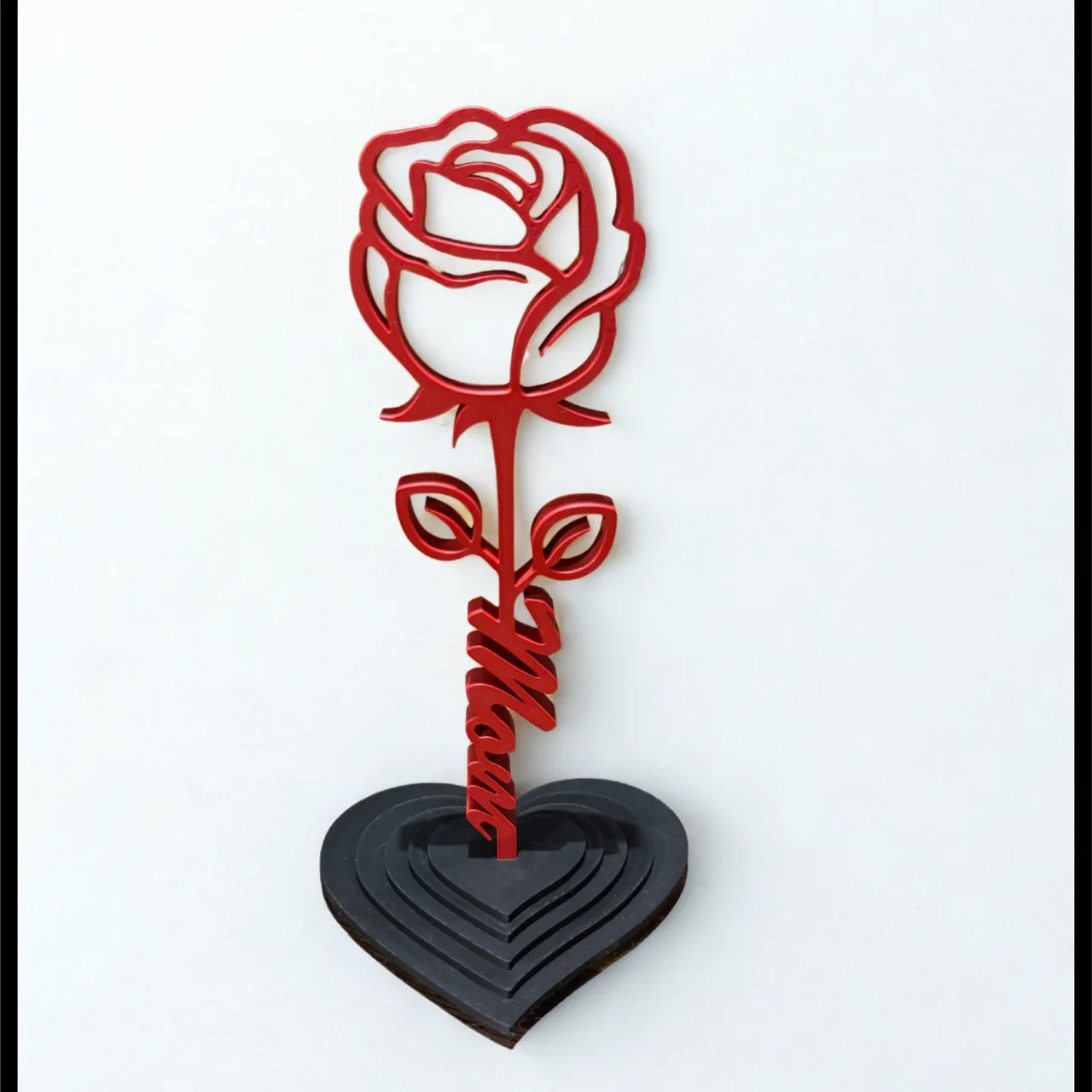 ROSE FOR MOTHERSDAY OR VALENTINES / STANDING ROSE view 3