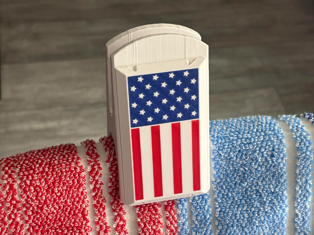 Patriotic Flag Towel Clip