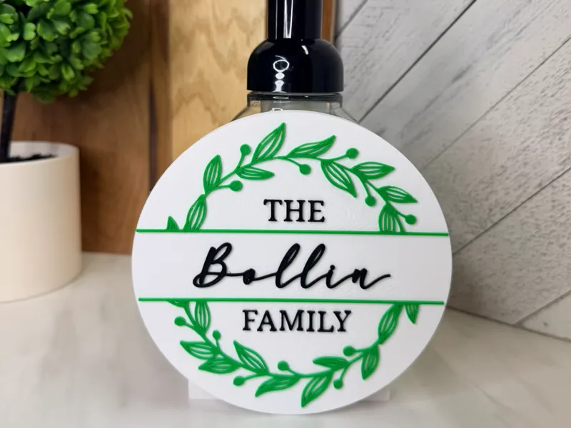 Interchangeable Cover - Family Name