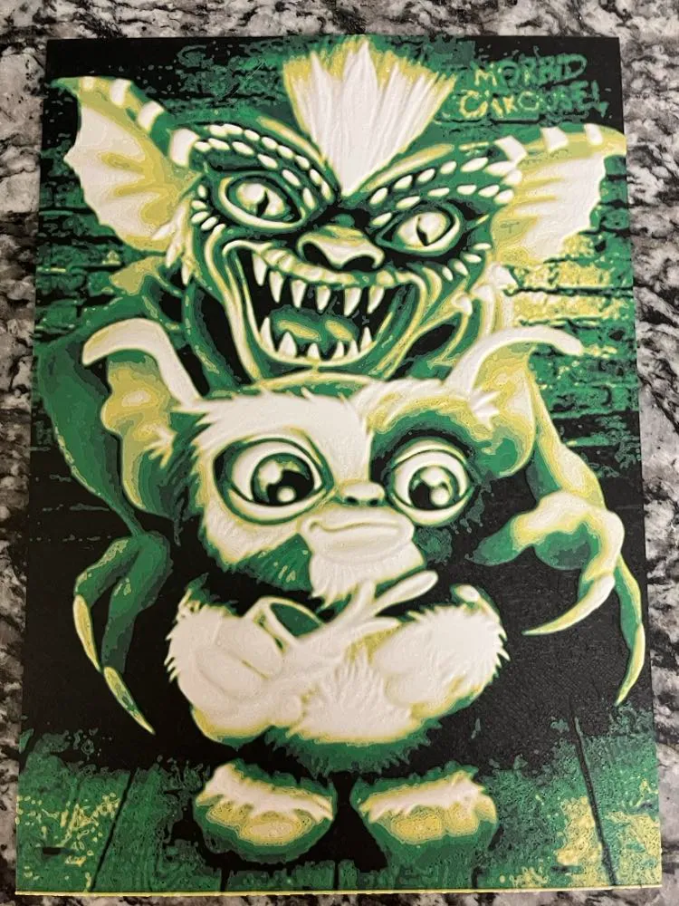 Gremlins includes A1 mini size (HueForge print)