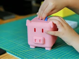 Customizable Piggy Bank (Parametric)