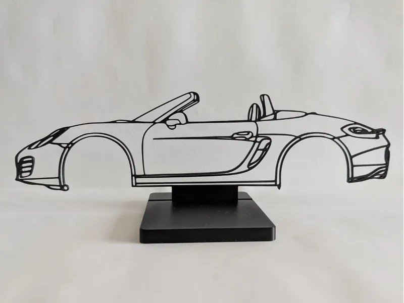 Porsche Boxster S silhouette