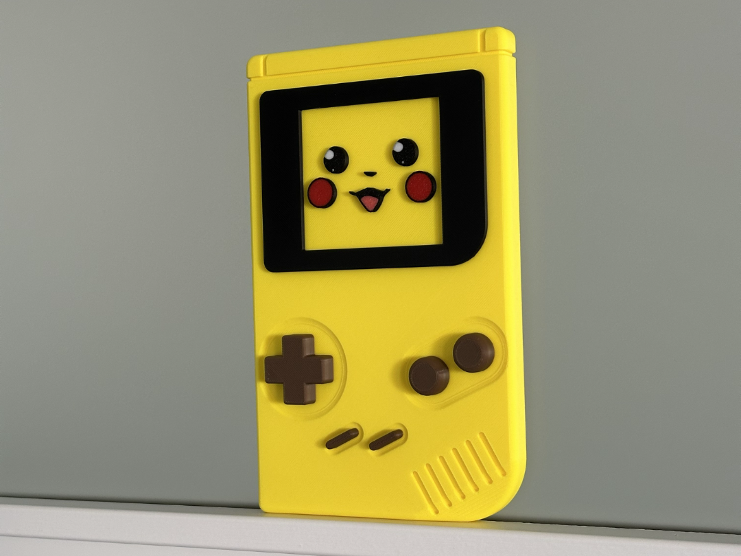 Placa Pared GameBoy Pikachu