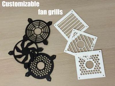 Customizable PC Fan Grill Generator