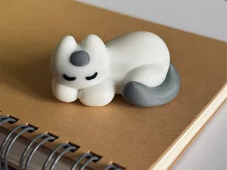 迷你趴趴小猫 桌面治愈小摆件