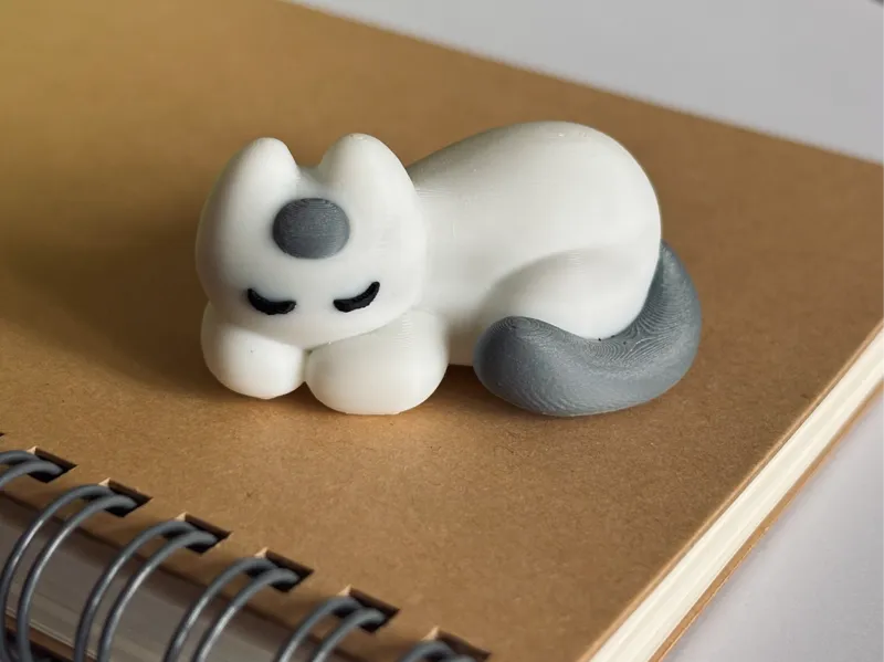 迷你趴趴小猫 桌面治愈小摆件