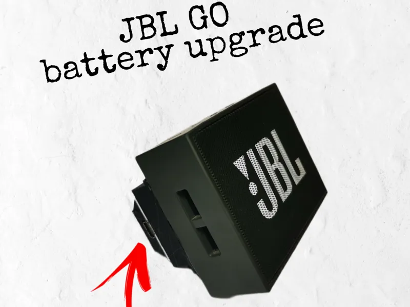 JBL GO Battery upgrade 2x18650 lion+Type C module