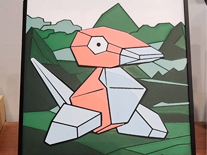 Porygon Pokémon Wall Art