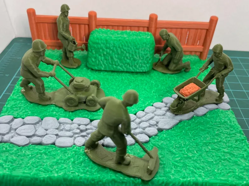 National Guard-ner -Army Men Gardener Toy Soldiers