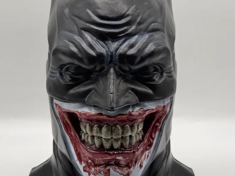 the Joke is on you "joker vs batman" bust